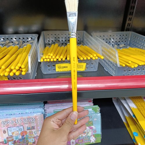 Pincel escolar achatado 815-22