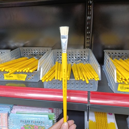 Pincéis escolares chatos 815-20