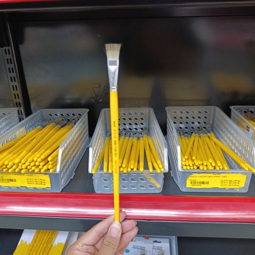 Pincel escolar achatado 815-16