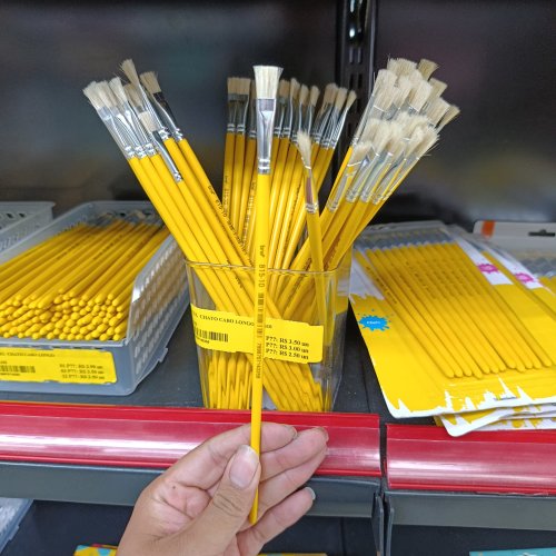 Pincel escolar achatado 815-10