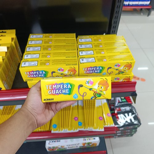 Tempera guache 12 cores 15 ml ACRILEX