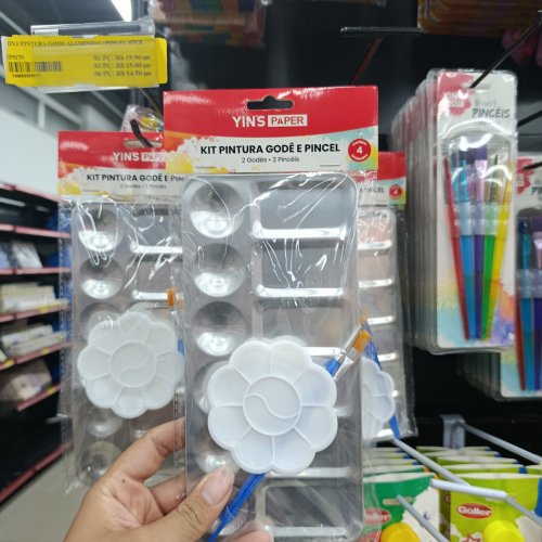 Kit pintura godê e pincel YINS PAPER