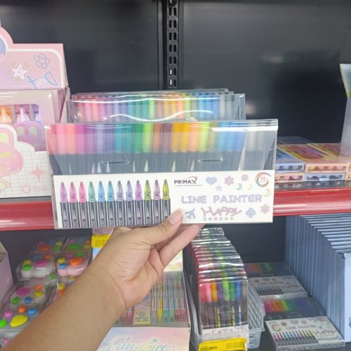 Canetas com linha de contorno 24 cores PRIMAX