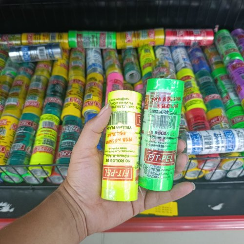 Conjunto 10un fita adesiva 12mmx10m