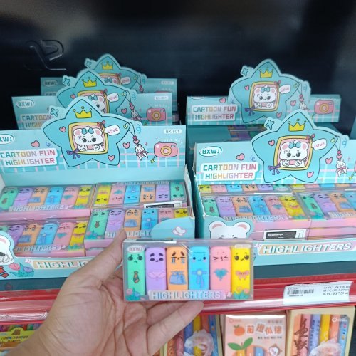 Conjunto 6 mini marca texto