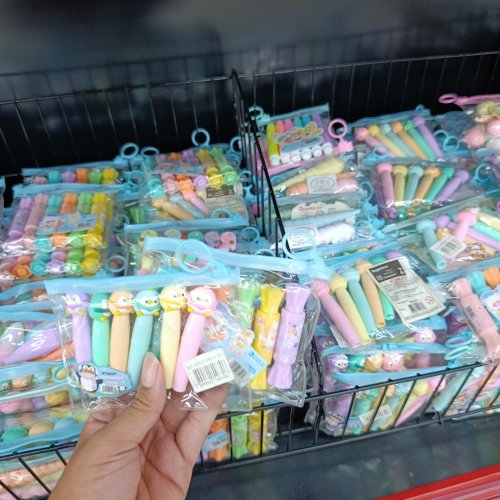 Conjunto de 6 mini marca texto