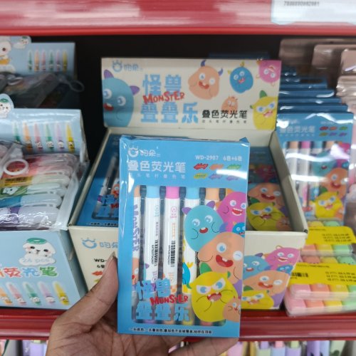 Conjunto 6 marca texto