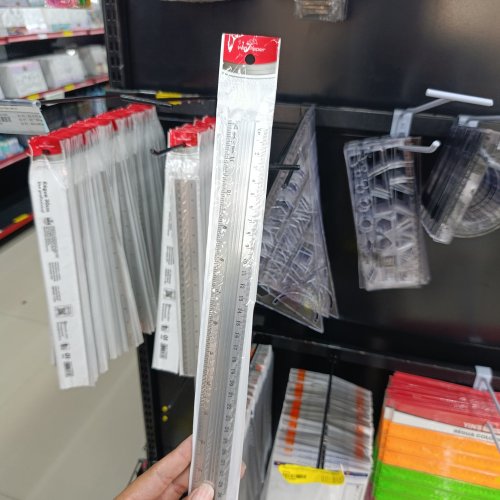 Régua de alumínio 30cm