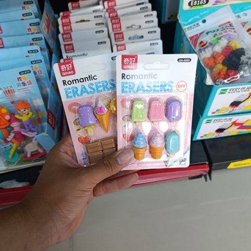 Conjunto de borracha sorvetes