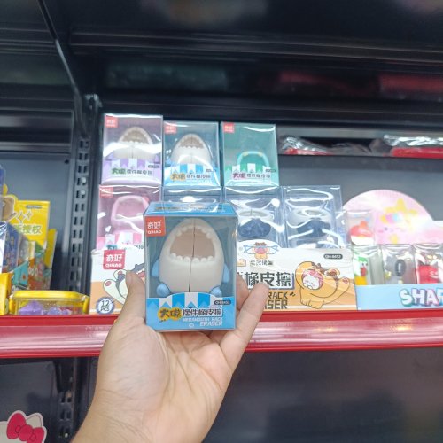 Borracha e porta caneta