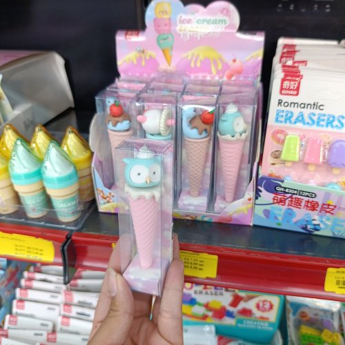 Borracha de sorvete divertida