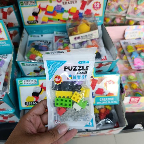 Conjunto de borracha lego