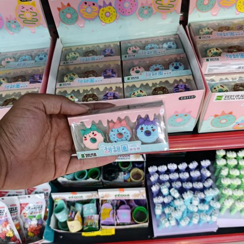 Conjunto de borracha rosquinha