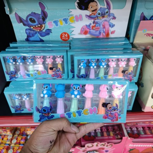 Conjunto de marca texto stitch