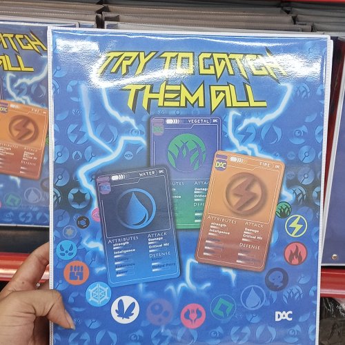 Fichário de plástico trytocatch