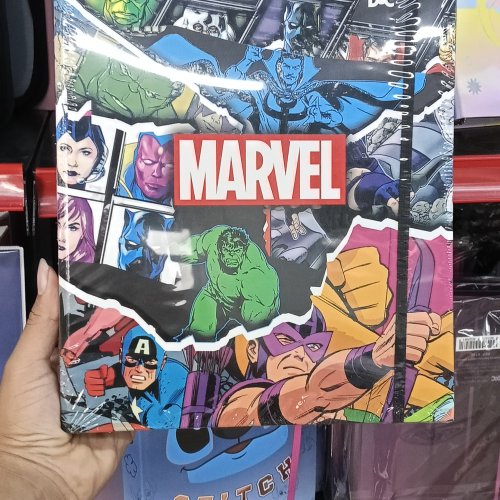 Fichário universitário marvel