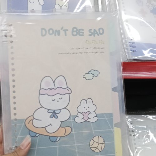 Caderno fichário don't be Sad B5