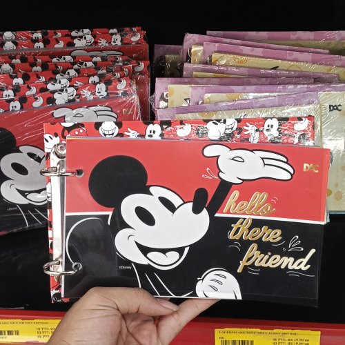 Mini fichário universitário Mickey