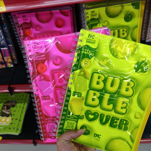 Caderno inteligente neon