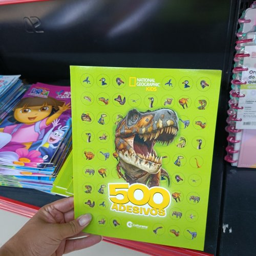 500 adesivos dinossauro mais desenhos