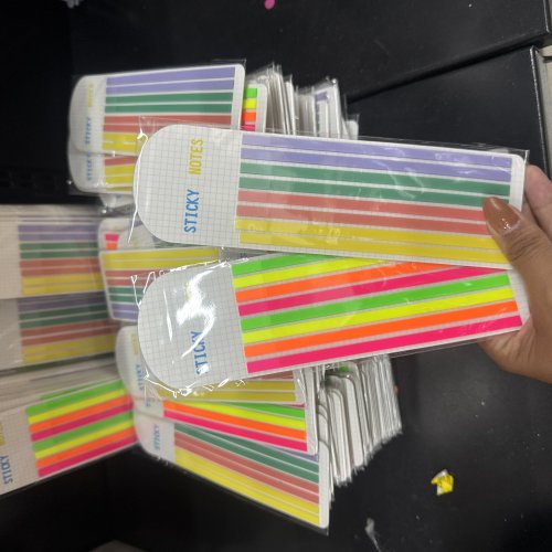 MARCA TEXTO ADESIVO COLORIDO