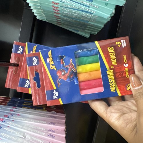 MASSINHA DE MODELAR HOMEM ARANHA