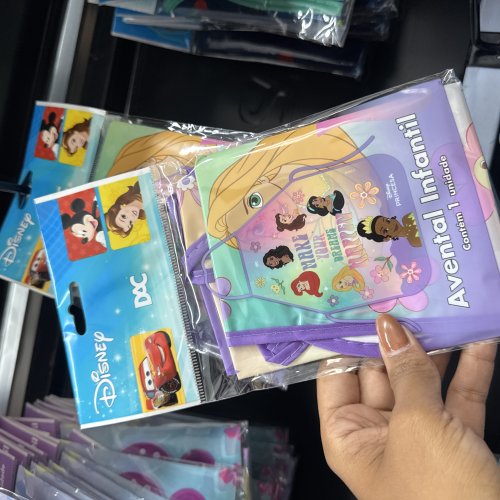 AVENTAL INFANTIL PRINCESAS