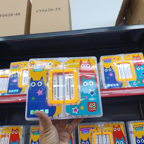 Conjunto de canetinhas acrílica 48 peças