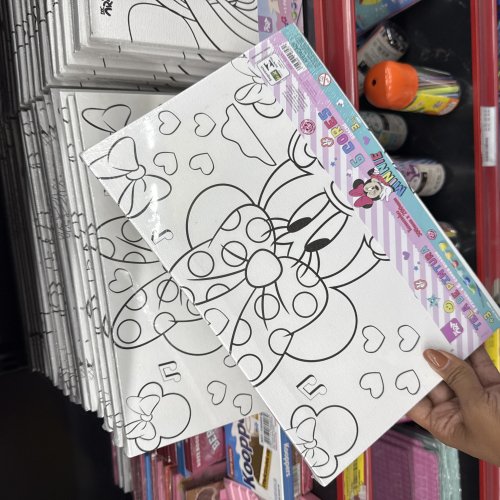 TELA DE PINTURA GRANDE/PINCEL/TINTA