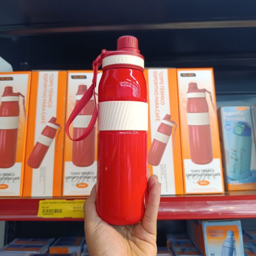 Garrafa térmica esportiva para café 600ml