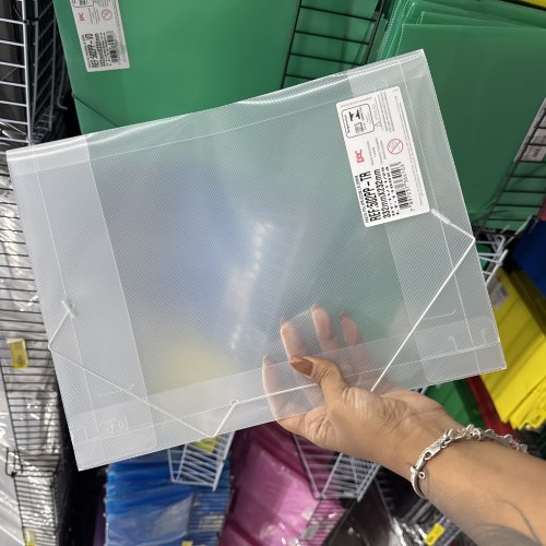 PASTA PLÁSTICO TRANSPARENTE
332mmX232mm