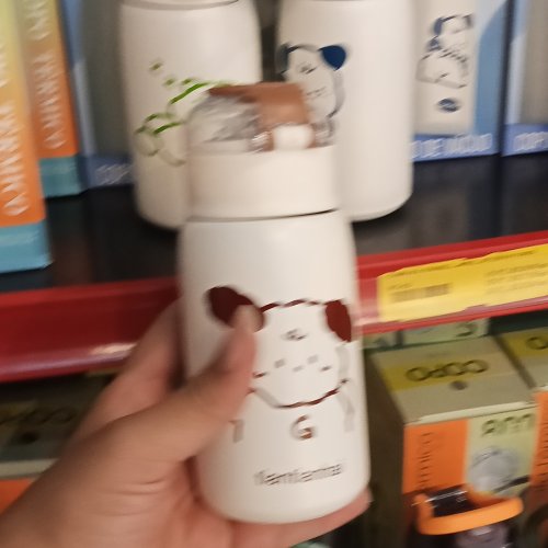 Garrafa térmica de vácuo ursinho 400ml