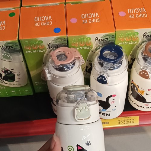 Garrafa térmica de vácuo blackcoal ball 400ml