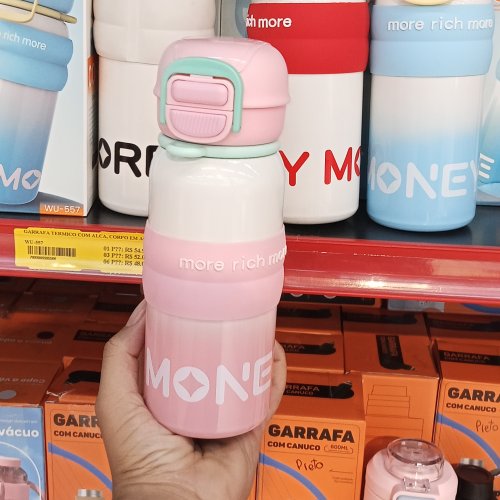 Garrafa térmica money more 500ml