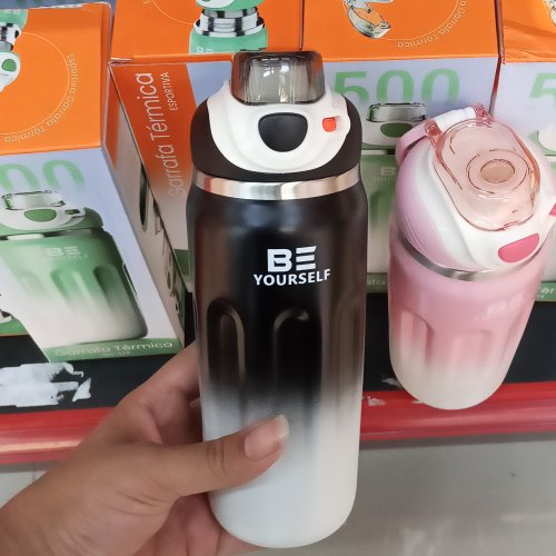 Garrafa térmica be yourself 500ml