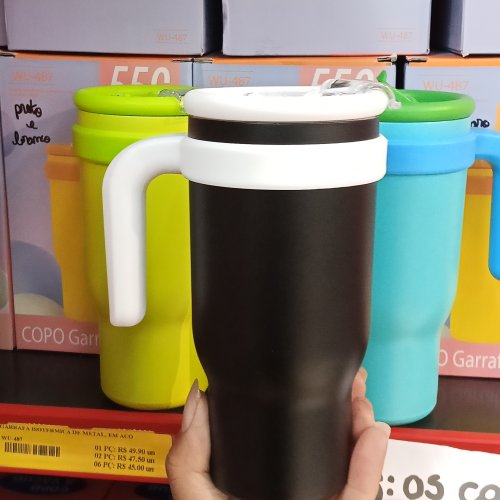 Copo térmico esportivo para café 550ml