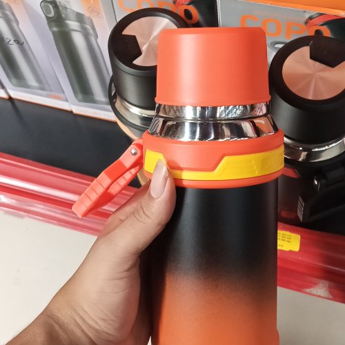 Garrafa copo térmico esportivo 800ml