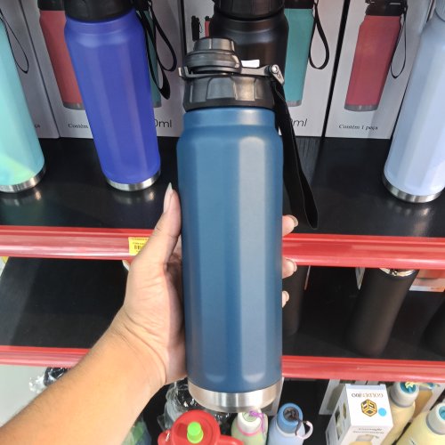 Garrafa térmica com alça 750ml