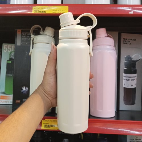 Garrafa térmica com alça inox 850ml