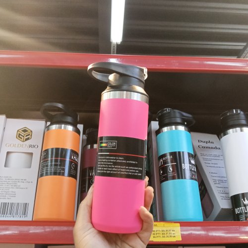 Garrafa térmica em inox 500ml