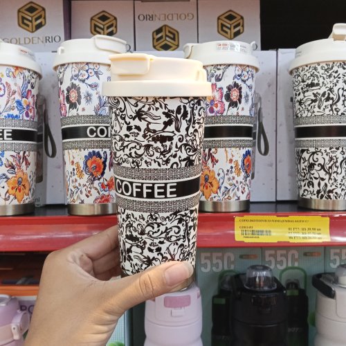 Copo em inox térmico para café 510ml