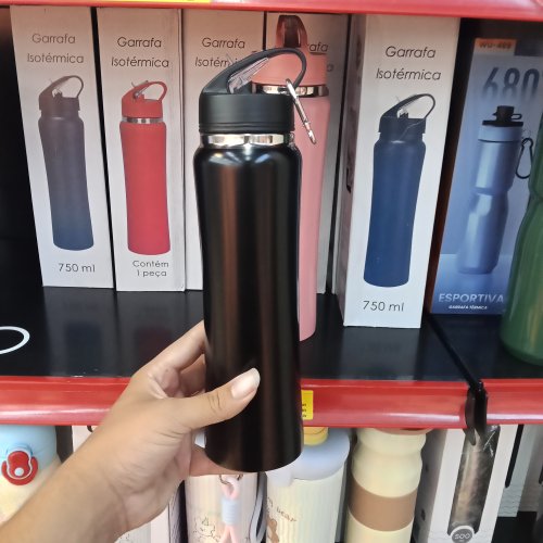 Garrafa térmica com alça 750ml