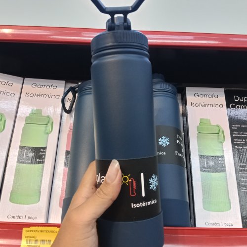 Garrafa térmica de inox 800ml