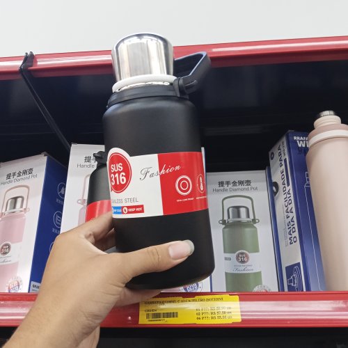 Garrafa 1200ml com alça e filtro