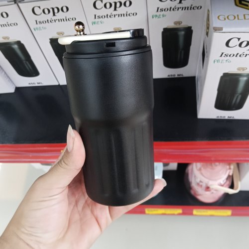 Copo térmico com termômetro 450ml