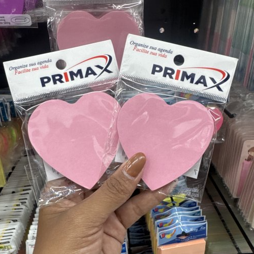 BLOCO DE NOTAS CORAÇÃO