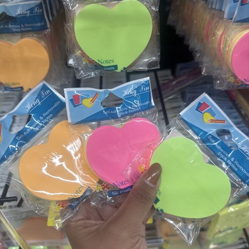 BLOCO DE NOTAS CORAÇÃO