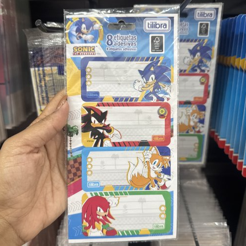 ETIQUETA ADESIVA PARA CADERNO