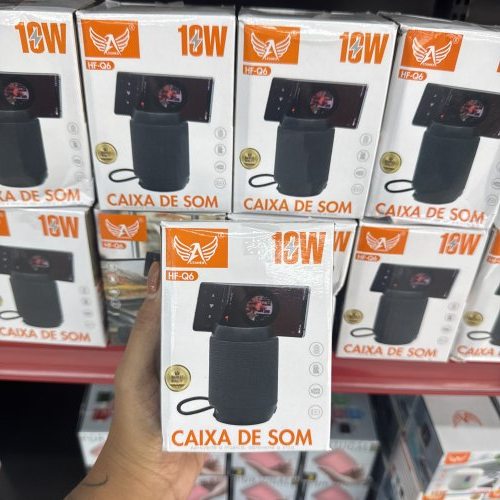 CAIXA DE SOM C/ SUPORTE DE CEL 10W