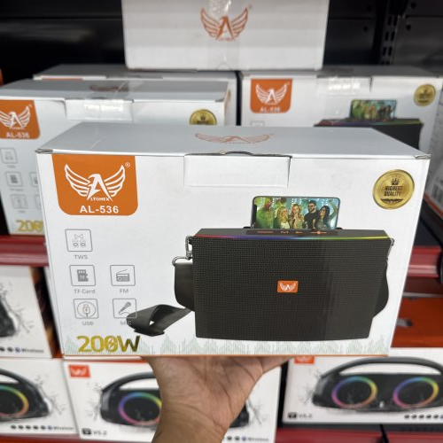 CAIXA DE SOM BLUETOOTH COM LUZ 200W